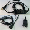 Headset Lead- Plantronics QD to USB